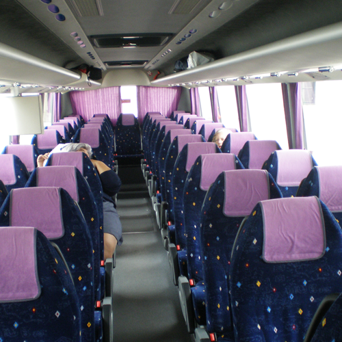 Interior Autocarro Turispraia